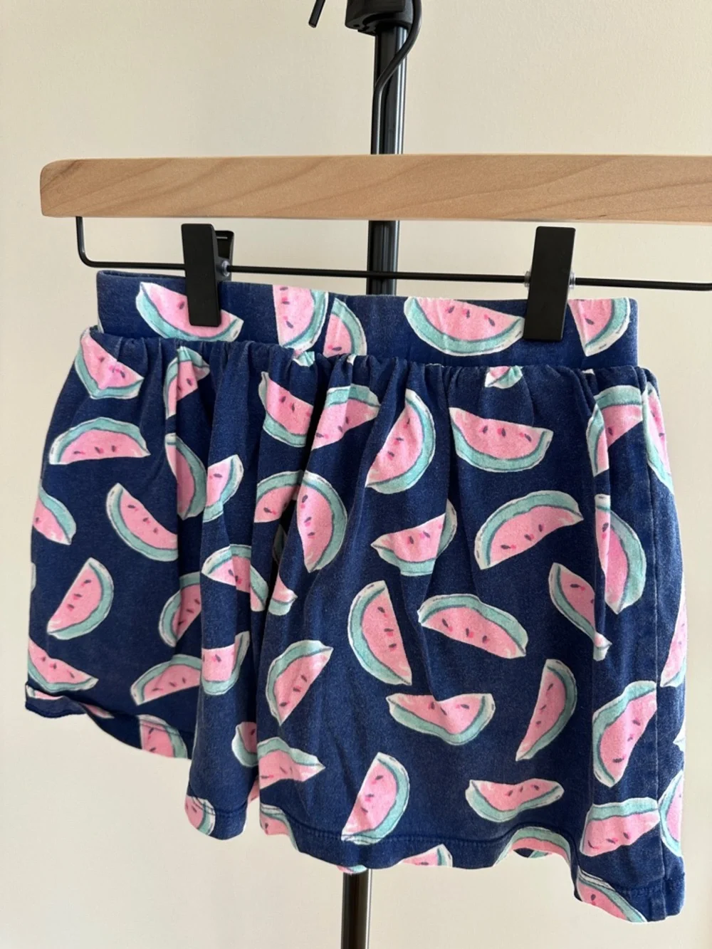 OshKosh B'gosh Navy Skirt with Pink & Watermelon Print